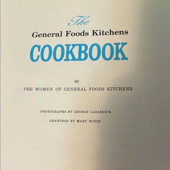 Vintage The General Foods Kitchens Cookbook 1959 2nd Edition paperback - Picture 3 of 13